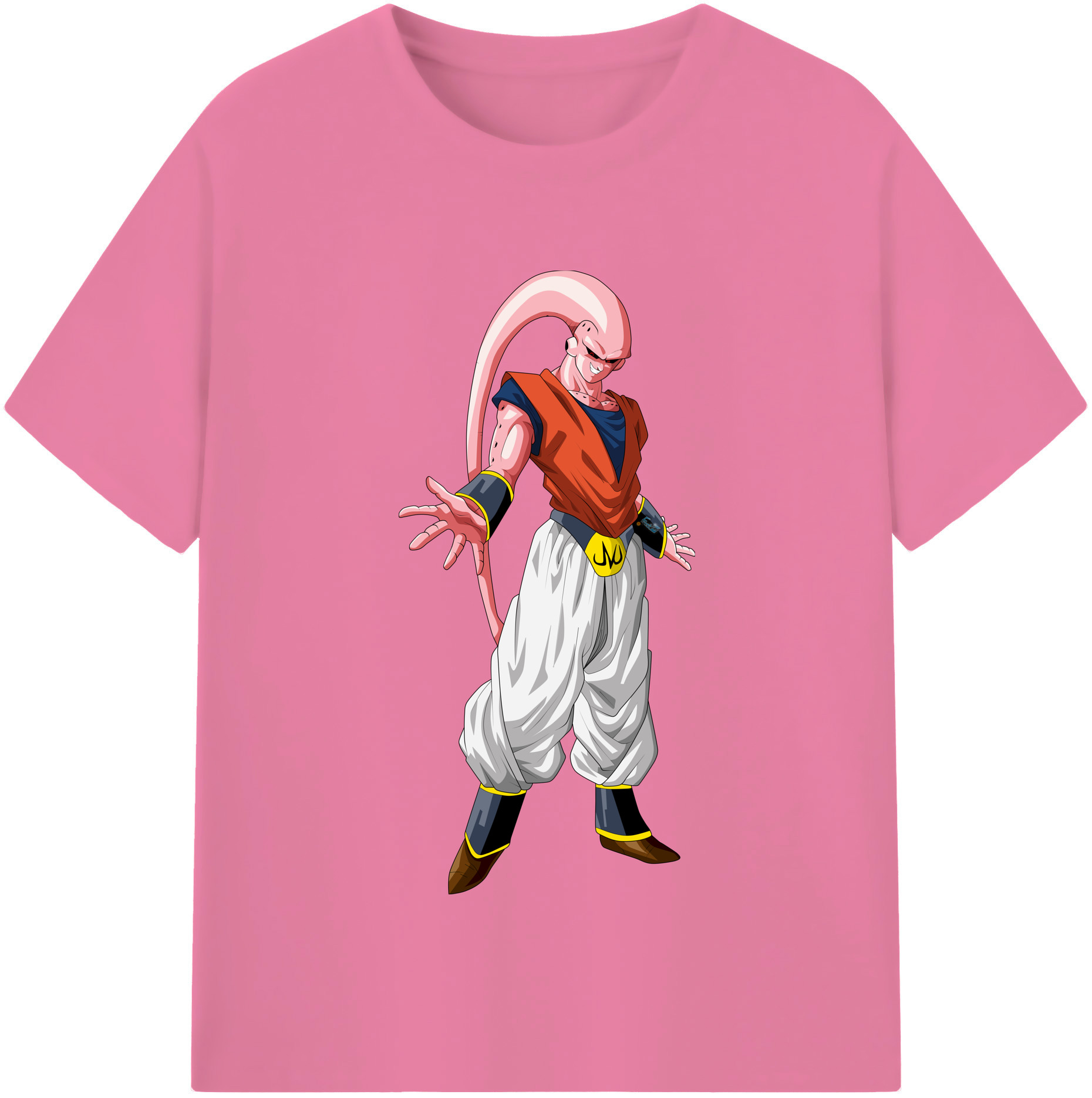 （画像用） ドラゴンボール 魔人ブウ DRAGON BALL Majin Buu 綿100％半袖Tシャツ（フロントプリント）